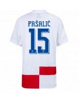 Kroatia Mario Pasalic #15 Kotipaita EM-Kisat 2024 Lyhythihainen